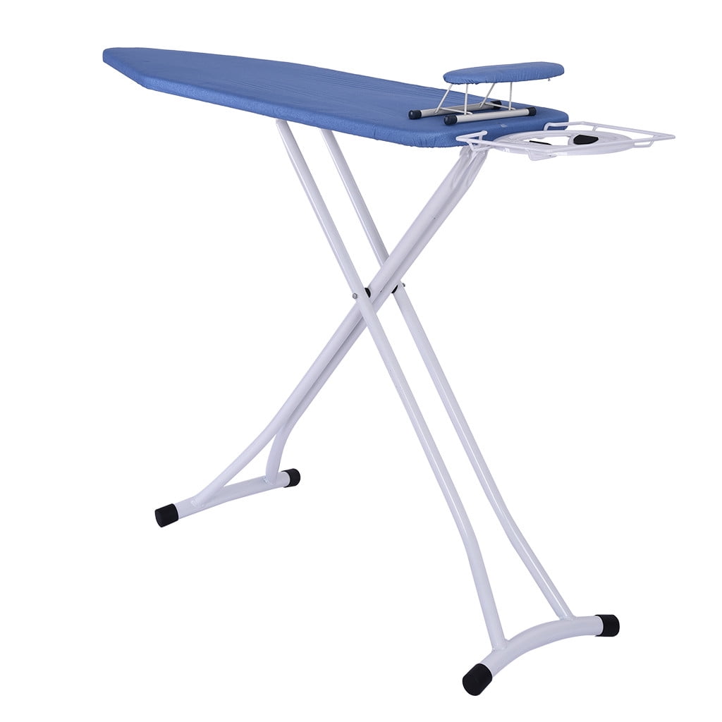 Home Ironing Board 4 Leg Foldable Adjustable Board With Cover 48x15in US Stock 
