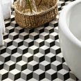 thumbnail image 6 of 10Pcs 3D Cube Optical Illusion Geometric Self-Adhesive Floor Tiles,12x12 In Cover 10 Sq.Ft,Self-Adhesive DIY Vinyl Flooring,Removable,Waterproof & Anti-Slip,for Bathroom,Kitchen,Walls,Bedroom,Stairs, 6 of 8