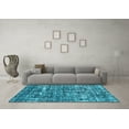 thumbnail image 3 of Ahgly Company Indoor Rectangle Persian Light Blue Bohemian Area Rugs, 2' x 5', 3 of 4