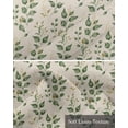 thumbnail image 6 of Green Fall Leaves Kitchen Valances for Windows Farmhouse Linen Window Valance Curtain for Living Room Window Treatment Vintage Farmhouse Botanical Burlap Valance Rod Pocket Topper Drape, 54 x 18 Inch, 6 of 6