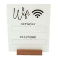 thumbnail image 1 of EeaseCA Wifi Password Sign WiFi Acrylic Sign WiFi Sign WiFi Board WiFi Password Reminder Sign, 1 of 9
