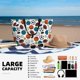 thumbnail image 5 of Fotbe Color Balls Bolsa de Viaje para Playa - Resistente al Agua, Bolsa Tote de Gran Capacidad y Ligera con 7 Bolsillos para Mujeres y Hombres, 5 of 7