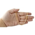 thumbnail image 6 of 10K Yellow Gold Diamond Chain Martini Prong Set 1 Row 3.50mm 27" Necklace 12 Ct., 6 of 6