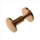 thumbnail image 2 of 20x Perno del Boton Macizo de Laton de Clavos de Tornillo Tornillo de Vuelta Cinturon de del Remache 8mm, 2 of 5