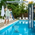 thumbnail image 5 of Pool Leaf Vacuum with Telescopic Pole – 83GPM Cordless Rechargeable Pool Vacuum for Inground & Above Ground Pools, Spa & Hot Tub – 6.6Gal Leaf Catcher Bag, Ideal for Heavy Debris Areas, 5 of 9