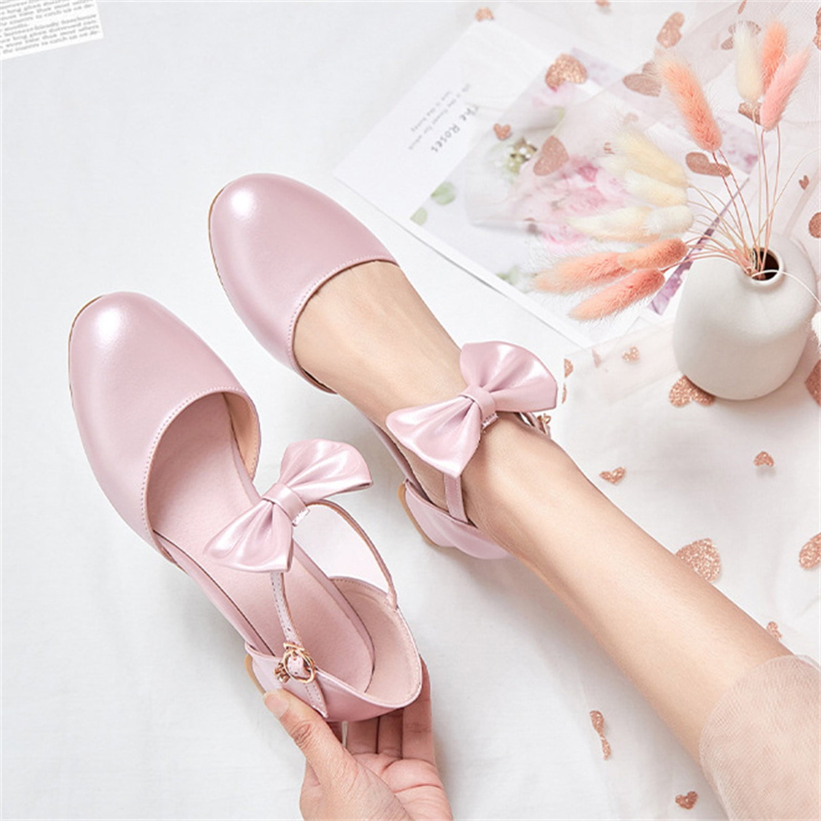 Pèpè sequin ballerina shoes - Pink