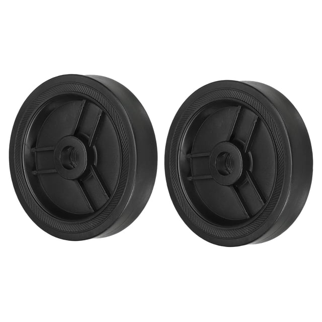 2 ruedas para compresor de aire (tornillos no incluidos), portátiles, resistentes al desgaste, ligeros y resistentes para fácil movilidad. Reemplazo. 5 pulgadas 16 agujeros