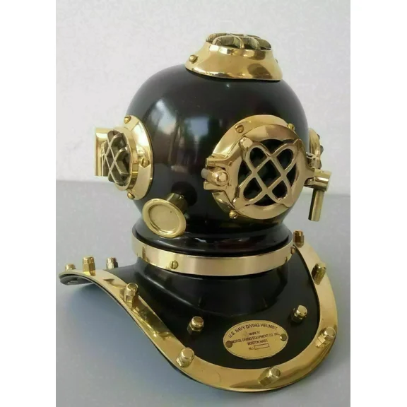 Nautical Mini Diving helmet Scuba US Navy V Mark Diver Helmet Antique Maritime Deep Sea Divers helmet