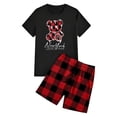 thumbnail image 3 of WILLBEST Conjunto de Camiseta y Pantalones Cortos de Verano para Hombre, Informal, con Estampado de Oso, Diseño A Cuadros, para Gimnasio, Deportes y Vacaciones, 3 of 6