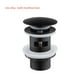 thumbnail image 5 of Cateissary RecabLeght Pop-Up BASIN SINK Filter Drain Device Hair Catcher Sink Colador BAÑO COCINA ACCESSORI Bath Waste Stopper la aleación tiene desbordamiento 2piezas Cateissary CBP065966, 5 of 6