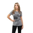 thumbnail image 2 of Thread Tank Mountains Hikes Waterfall Women's Relaxed Crewneck T-Shirt Tee Heather Grey Medium, 2 of 4