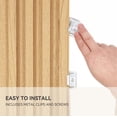 thumbnail image 2 of Upick WPC Slat Wall Panels, 7 Pack 94 x 6.61 in 3D Wood Wall Panels Fluted Textured for Interior Wall Decor, Oak, 2 of 8