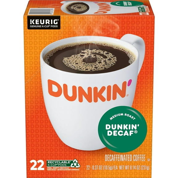 Decaf Medium Roast Coffee, 88 Keurig K-Cup Pods