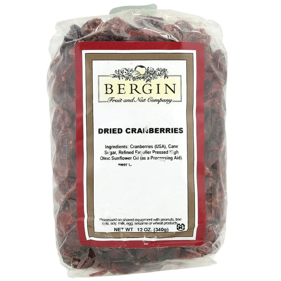 Bergin Fruit and Nut Company Dried Cranberries, 12 oz (340 g)