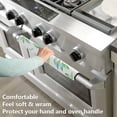 thumbnail image 3 of GZHJMY Leave Branches Refrigerator Door Handle Covers Set of 2, Keep Off Fingerprints Kitchen Appliance Fridge Microwave Dishwasher Door Handle Protector Covers, 3 of 6