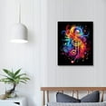 thumbnail image 3 of COMIO  - Music Wall Art Modern Musical Note Canvas Prints Beautiful Notes Beating on Staff Picture Decor Artwork for Party Home Living Room Bedroom, 3 of 4