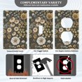 thumbnail image 3 of Yayeee Blank Wall Plate Cover 1-Gang 4.5"x2.7" Home Unused Decorative Outlet, Floral Wilderness Pattern, 3 of 7