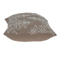 thumbnail image 4 of Parkland Collection Omni 14x20" Swirl Cotton Fabric Throw Pillow in Beige/White, 4 of 7