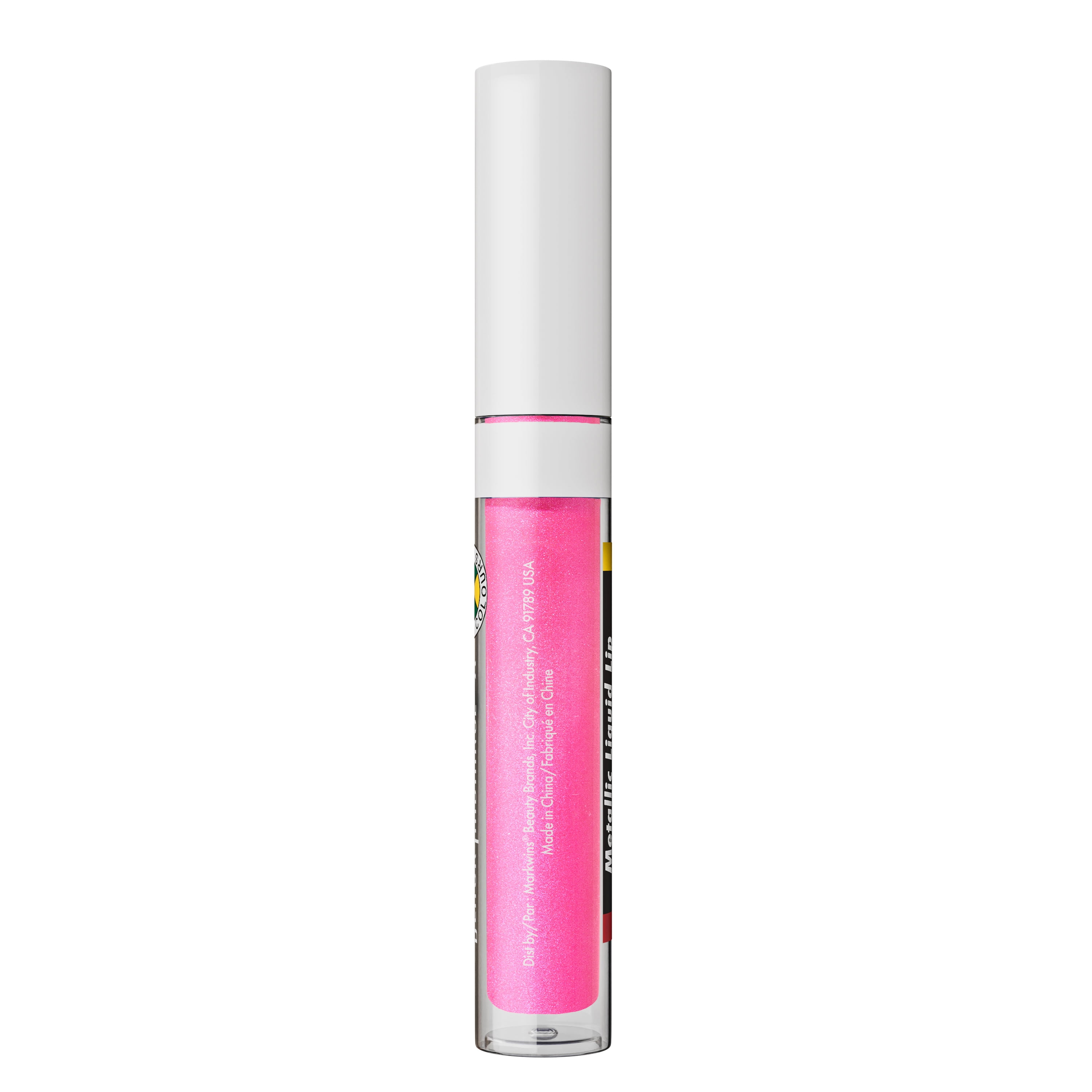 Black Radiance Cross Colours Metallic Liquid Lip in Fresh Drip Pink