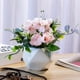 thumbnail image 2 of Adornos de flores artificiales geométricos simples para sala de estar, mesa de comedor, adornos de plantas en maceta, plantas verdes para el hogar, bonsái, adornos de flores falsas, 2 of 5