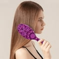 thumbnail image 3 of Sci-Fi Lovers Hair Brush Flexible Bristles for Pain-Free Detangling, 3 of 7