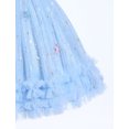 thumbnail image 5 of IBTOM CASTLE Toddler Flower Girl Dress Sequin Butterfly Princess Birthday Pageant Wedding Party Dresses V-Back Tulle Formal Gown Blue, 5 of 7