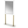 South Shore Vito Mirror, White