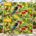 Bird Netting 25'×100'-1'' Nylon Poultry Net for Chicken Run Garden ...