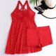 thumbnail image 5 of Mejor Belleza Mujer Traje de Baño de Moda Aumentar el tamaño 2 Piezas Tankini Tops de Bikini y Partes de Abajo Rojo XXXXL, 5 of 8