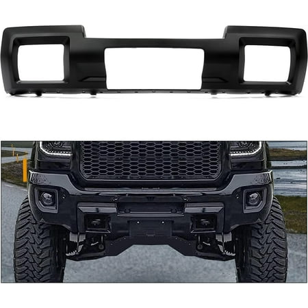 Kojem Front Bumper Skid Plate Panel Black for 2015-2019 2016 2017 2018 GMC Sierra 2500/3500 Replace for Part Number GM1053104C 23178964 23178780