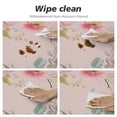 thumbnail image 4 of JEUXUS  Flower Tablecloth, Pink Floral Table Cloth for Round Tables,Waterproof Resistant Durable Rose Table Cover for Valentines,Parties,Wedding Use Spring/Summer (Round), 4 of 7