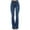 Dark Blue, variant on Akiihool Womens Jean Pants Stretch Stretchy High Rise Tummy Control Trendy Flared Leg Denim Pants, Dark Blue Size XL