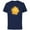 Navy, variant on Disney Wish Star Eye Wink - Short Sleeve Cotton T-Shirt for Adults - Customized-Navy