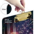 thumbnail image 4 of FMSHPON Fun American Flag Fireworks Patriotic Clipboard Hardboard Wood Nursing Clip Board and Pull for Standard A4 Letter 13x9 inches, 4 of 5