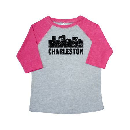 

Inktastic Charleston Skyline Grunge Gift Toddler Boy or Toddler Girl T-Shirt