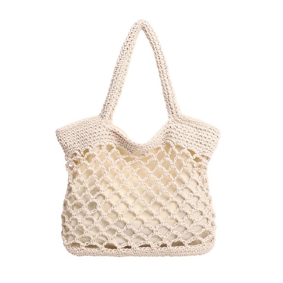 MDUKONU Woven Tote Bag for Women, Summer Beach Bag Large Crochet Shoulder Purse Handbag Boho Knit Bag for Summer Travel