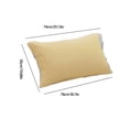 thumbnail image 3 of Holloyiver Linen Pillowcases, 20"x29" Linen Pillow Cases Coconut Buttons Closure Flax Pillowshams Natural Linen Colour, Standard Queen Size, Farmhouse Cushion Case for Couch Sofa Bed Decor, 3 of 6