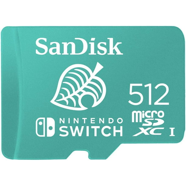 SanDisk 512GB microSDXC UHS-I for Nintendo Switch, Speed Up to