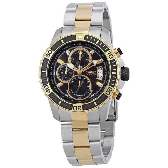 Invicta Men's Pro Diver 22418 Silver Stainless-Steel Japanese Chronograph Diving Watch