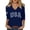 Navy, variant on BByeadc 4th of July Shirts Women 3/4 Sleeve V Neck American Flag T-Shirts 4th of July Independence Day Summer Graphic Tee Tops,Red(XXXL)