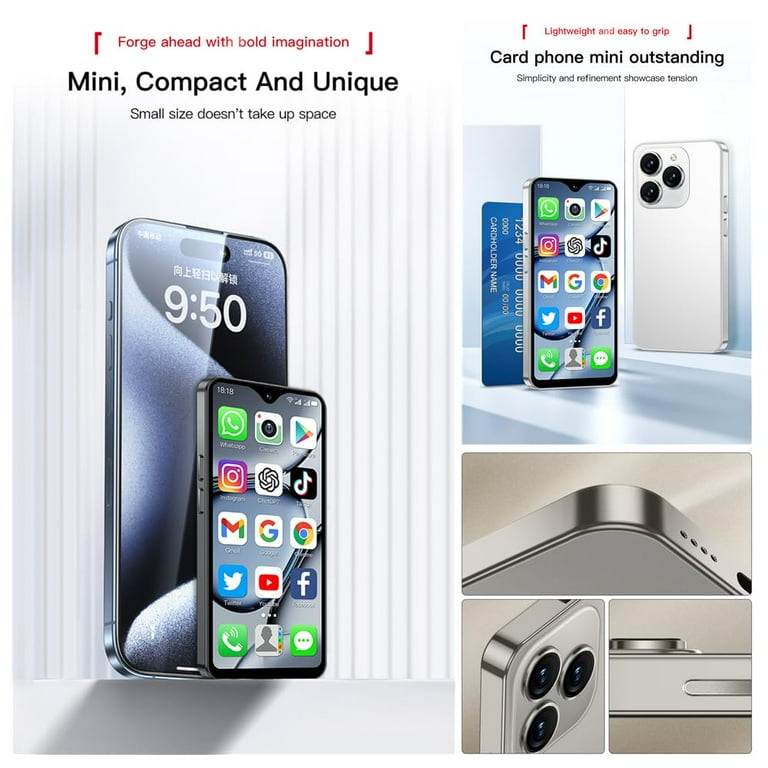 Mini Smartphone 4G Unlocked SOYES XS18 Pro Max 4.3'' HD Small