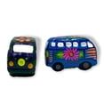 thumbnail image 3 of Set of 2 Mexican Handmade Salt and Pepper Shakers | Hand-Painted Talavera (Volkswagen Bus), 3 of 4