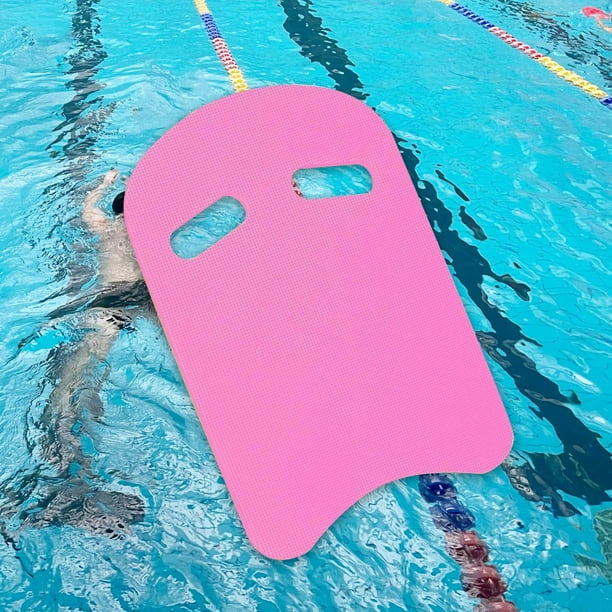Tabla de natación con flotadores traseros para actividades acuáticas, EVA gruesa, ligera, ayuda de entrenamiento, tabla de natación para jóvenes, rosa