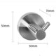 thumbnail image 4 of 1 Exclusivo toallero con dos ganchos de acero inoxidable - Gancho para baño Ganchos para toallero (acero inoxidable (cepillado)), 4 of 5