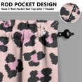 thumbnail image 3 of Leopard Print Kitchen Curtains 36 Inch Short - 3 Panel Set, Modern Cheetah Spot Design, Rod Pocket Animal Print Curtains 100% Polyester, Fashion Tropical Pattern for Living Room, Bedroom, Easy Wash, 3 of 3