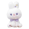 thumbnail image 2 of Conejo de Peluche Felpa 22 cm perfecl Decoración Dormitorio violeta, 2 of 8