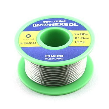 

HAKKO Rolled Solder 150g Diameter 1.6mm FS402-04