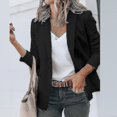 thumbnail image 4 of Women Long Sleeve Business Jackets Casual Work Cardigan Jacket Shawl Neck Blazers, 4 of 5