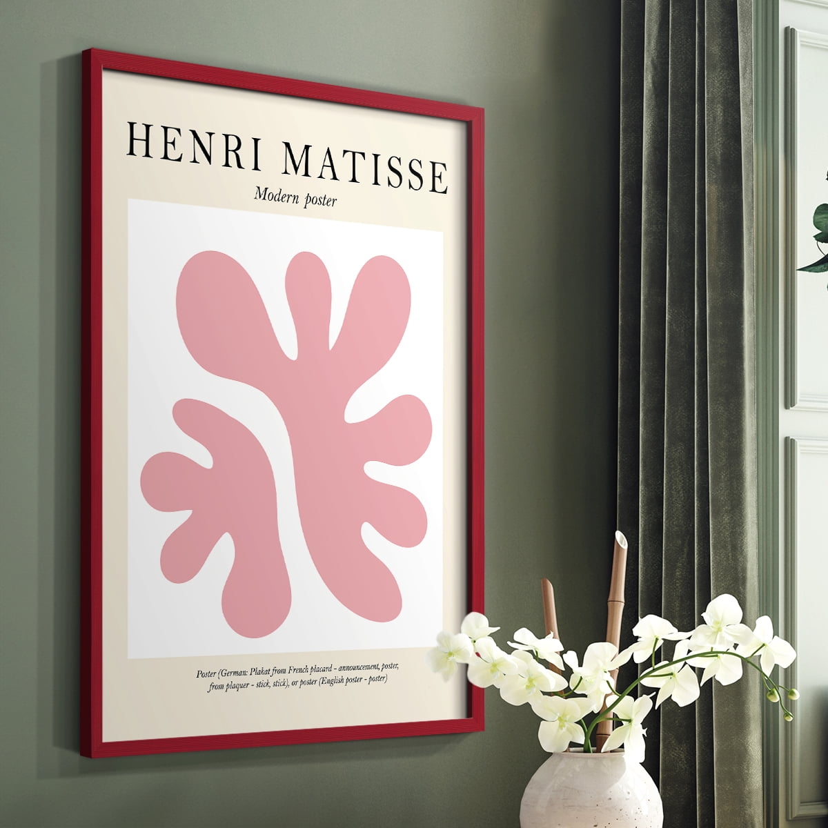 Matisse LXXII Framed Print - Solid Wood