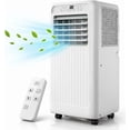 thumbnail image 1 of Portable Air Conditioner, 10000 BTU Portable AC Unit for Bedroom & Apartment Up to 450 Sq ft, 3-in-1 Air Conditioner with Dehumidifier & Fan, Quiet Operation with Remote Control & 24-Hour Timer, 1 of 8